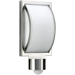Albert Leuchten 6391 Au&szlig;enwandleuchte mit Bewegungsmelder LED Edelstahl, 1-flammig, Bewegungsmelder