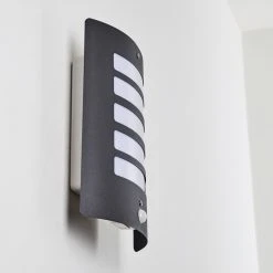 Hofstein Alslev Au&szlig;enwandleuchte Anthrazit, 1-flammig, Bewegungsmelder -Außenleuchten Verkaufe alslev aussenwandleuchte h3293058 do1 11