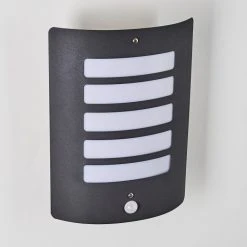 Hofstein Alslev Au&szlig;enwandleuchte Anthrazit, 1-flammig, Bewegungsmelder -Außenleuchten Verkaufe alslev aussenwandleuchte h3293058 do1 5