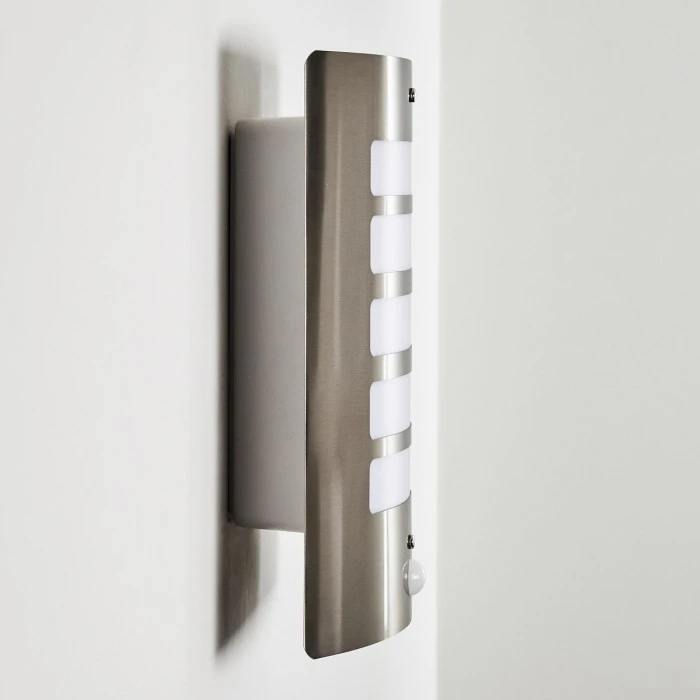 Hofstein Alslev Außenwandleuchte Edelstahl, 1-flammig, Bewegungsmelder 14 Hofstein Alslev Außenwandleuchte Edelstahl, 1-flammig, Bewegungsmelder – Bild 14