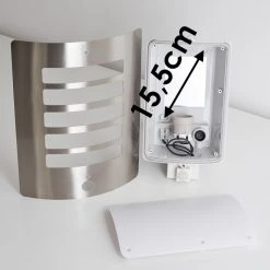 Hofstein Alslev Außenwandleuchte Edelstahl, 1-flammig, Bewegungsmelder 31 Hofstein Alslev Außenwandleuchte Edelstahl, 1-flammig, Bewegungsmelder -Außenleuchten Verkaufe alslev aussenwandleuchte h3293072 do1 15