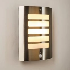 Hofstein Alslev Außenwandleuchte Edelstahl, 1-flammig, Bewegungsmelder 22 Hofstein Alslev Außenwandleuchte Edelstahl, 1-flammig, Bewegungsmelder -Außenleuchten Verkaufe alslev aussenwandleuchte h3293072 do1 6