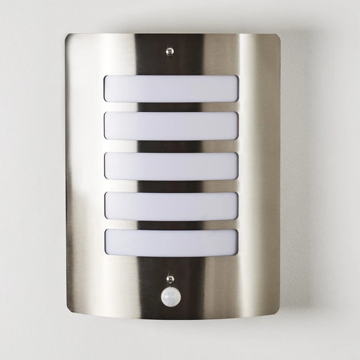 Hofstein Alslev Außenwandleuchte Edelstahl, 1-flammig, Bewegungsmelder 9 Hofstein Alslev Außenwandleuchte Edelstahl, 1-flammig, Bewegungsmelder – Bild 9