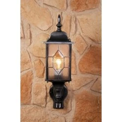 Hofstein Amapala Wandleuchte Schwarz, 1-flammig, Bewegungsmelder 12 Hofstein Amapala Wandleuchte Schwarz, 1-flammig, Bewegungsmelder -Außenleuchten Verkaufe amapala wandleuchte h3003428 4