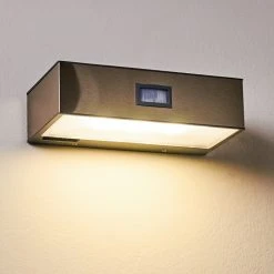 Hofstein Attu Solar-Außenwandleuchte LED Nickel-Matt, 1-flammig, Bewegungsmelder 25 Hofstein Attu Solar-Außenwandleuchte LED Nickel-Matt, 1-flammig, Bewegungsmelder -Außenleuchten Verkaufe attu solar aussenwandleuchte h3303870 do1 6