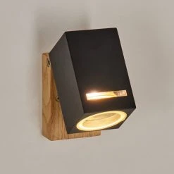 Hofstein Auchac Au&szlig;enwandleuchte Holzoptik, Naturfarben, 1-flammig, Bewegungsmelder -Außenleuchten Verkaufe auchac aussenwandleuchte h3609996 8