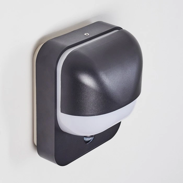 Hofstein Außenwandleuchte Caldes Schwarz, 1-flammig, Bewegungsmelder 11 Hofstein Außenwandleuchte Caldes Schwarz, 1-flammig, Bewegungsmelder – Bild 11