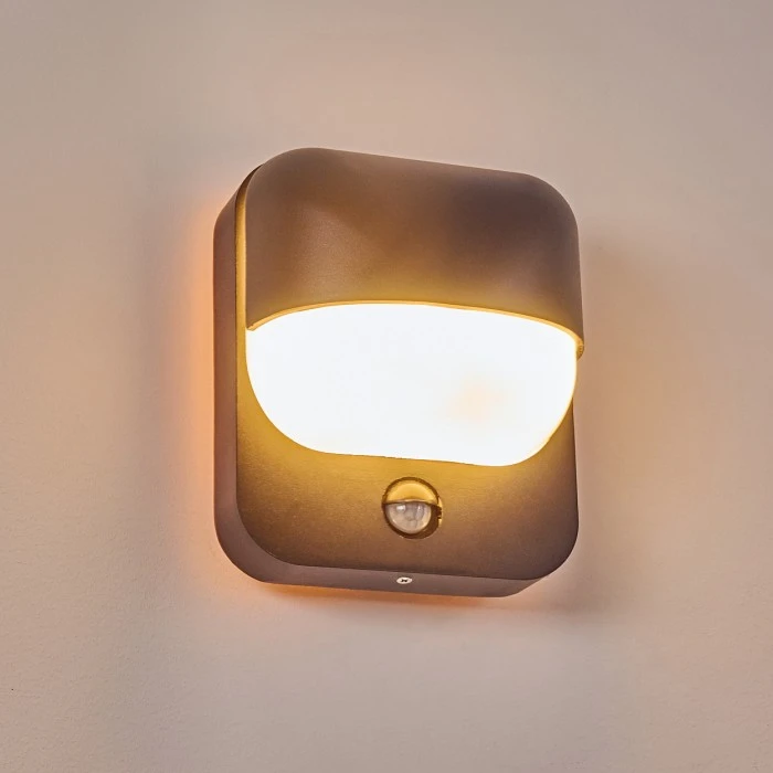 Hofstein Außenwandleuchte Caldes Schwarz, 1-flammig, Bewegungsmelder 12 Hofstein Außenwandleuchte Caldes Schwarz, 1-flammig, Bewegungsmelder – Bild 12