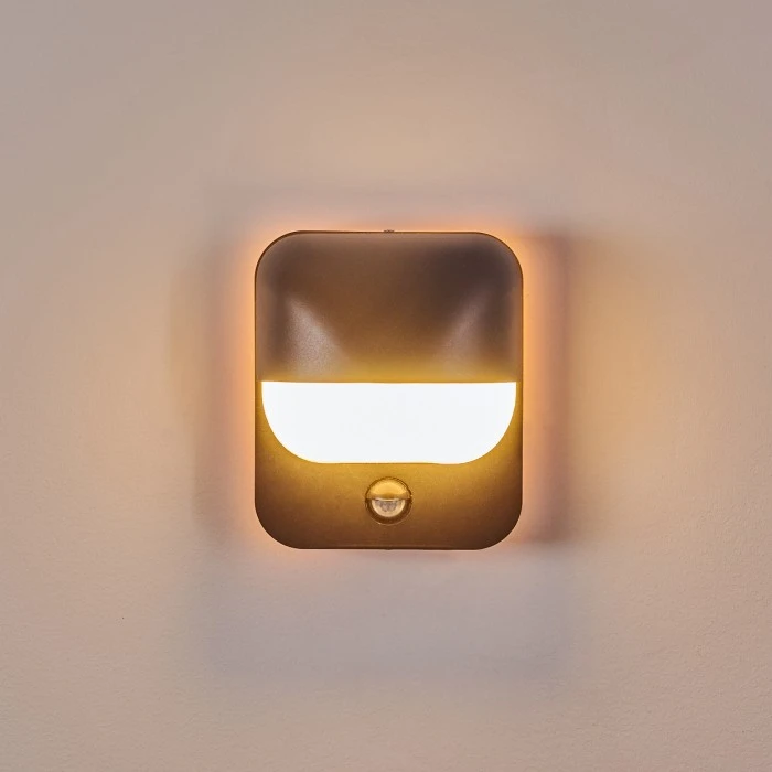 Hofstein Außenwandleuchte Caldes Schwarz, 1-flammig, Bewegungsmelder 9 Hofstein Außenwandleuchte Caldes Schwarz, 1-flammig, Bewegungsmelder – Bild 9