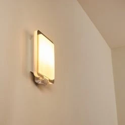 Hofstein Au&szlig;enwandleuchte Canova Chrom, 1-flammig, Bewegungsmelder -Außenleuchten Verkaufe aussenwandleuchte canova h3399880 11