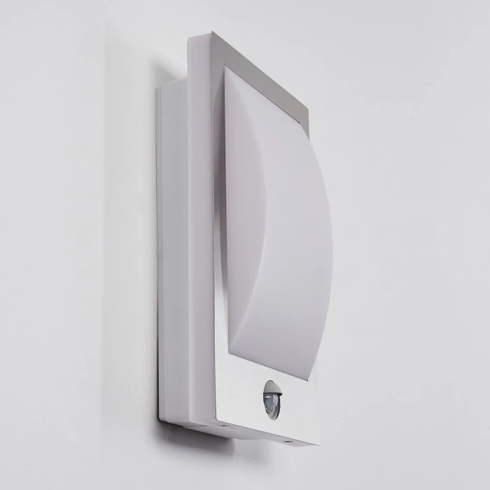 Hofstein Außenwandleuchte Cantone Nickel-Matt, 1-flammig, Bewegungsmelder 11 Hofstein Außenwandleuchte Cantone Nickel-Matt, 1-flammig, Bewegungsmelder – Bild 11