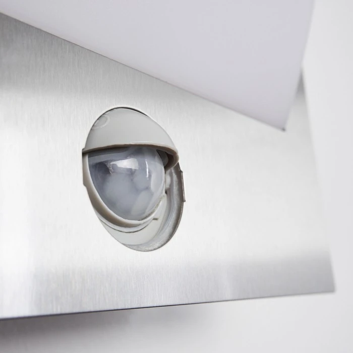 Hofstein Außenwandleuchte Cantone Nickel-Matt, 1-flammig, Bewegungsmelder 3 Hofstein Außenwandleuchte Cantone Nickel-Matt, 1-flammig, Bewegungsmelder – Bild 3