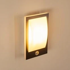 Hofstein Außenwandleuchte Cantone Nickel-Matt, 1-flammig, Bewegungsmelder 18 Hofstein Außenwandleuchte Cantone Nickel-Matt, 1-flammig, Bewegungsmelder -Außenleuchten Verkaufe aussenwandleuchte cantone h3399903 6