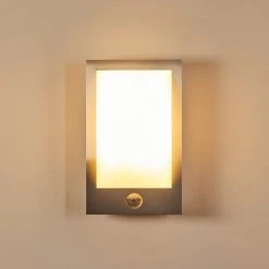 Hofstein Außenwandleuchte Cantone Nickel-Matt, 1-flammig, Bewegungsmelder 20 Hofstein Außenwandleuchte Cantone Nickel-Matt, 1-flammig, Bewegungsmelder -Außenleuchten Verkaufe aussenwandleuchte cantone h3399903 8