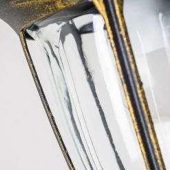 Hofstein Au&szlig;enwandleuchte Ribadeo Schwarz-Gold, 1-flammig, Bewegungsmelder -Außenleuchten Verkaufe aussenwandleuchte ribadeo h163819 2