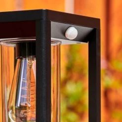 Hofstein Baoshan Wegeleuchte Schwarz, 1-flammig, Bewegungsmelder -Außenleuchten Verkaufe baoshan wegeleuchte h3441930 2