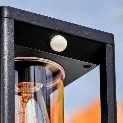 Hofstein Baoshan Wegeleuchte Schwarz, 1-flammig, Bewegungsmelder 12 Hofstein Baoshan Wegeleuchte Schwarz, 1-flammig, Bewegungsmelder -Außenleuchten Verkaufe baoshan wegeleuchte h3451618 2