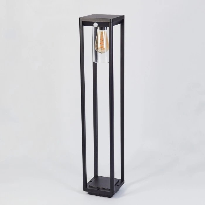 Hofstein Baoshan Wegeleuchte Schwarz, 1-flammig, Bewegungsmelder 8 Hofstein Baoshan Wegeleuchte Schwarz, 1-flammig, Bewegungsmelder – Bild 8