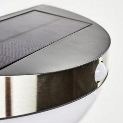 Hofstein Basra Solarleuchte LED Chrom, 1-flammig, Bewegungsmelder -Außenleuchten Verkaufe basra solarleuchte h3304921 do1 11