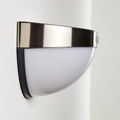 Hofstein Basra Solarleuchte LED Chrom, 1-flammig, Bewegungsmelder -Außenleuchten Verkaufe basra solarleuchte h3304921 do1 13