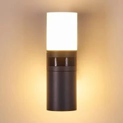 Hofstein Baulund Au&szlig;enwandleuchte LED Anthrazit, 1-flammig, Bewegungsmelder -Außenleuchten Verkaufe baulund aussenwandleuchte h3300381 do1 24