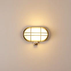 Hofstein Belmopan Au&szlig;enwandleuchte Edelstahl, 1-flammig, Bewegungsmelder -Außenleuchten Verkaufe belmopan aussenwandleuchte h3369302 7