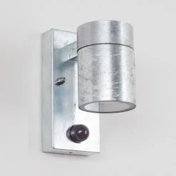 Hofstein Bessiebelle Au&szlig;enwandleuchte Verzinkt, 1-flammig, Bewegungsmelder -Außenleuchten Verkaufe bessiebelle aussenwandleuchte h3605127 10