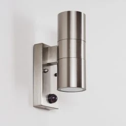 Hofstein Bessiebelle Au&szlig;enwandleuchte Edelstahl, 2-flammig, Bewegungsmelder -Außenleuchten Verkaufe bessiebelle aussenwandleuchte h3605141 7