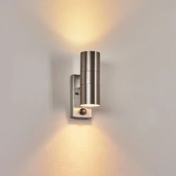 Hofstein Bessiebelle Au&szlig;enwandleuchte Edelstahl, 2-flammig, Bewegungsmelder -Außenleuchten Verkaufe bessiebelle aussenwandleuchte h3605141 9