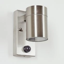 Hofstein Bessiebelle Au&szlig;enwandleuchte Edelstahl, 1-flammig, Bewegungsmelder -Außenleuchten Verkaufe bessiebelle aussenwandleuchte h3605226 10