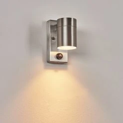 Hofstein Bessiebelle Au&szlig;enwandleuchte Edelstahl, 1-flammig, Bewegungsmelder -Außenleuchten Verkaufe bessiebelle aussenwandleuchte h3605226 6