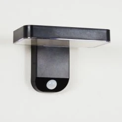 Hofstein Bondarp Solar-Au&szlig;enwandleuchte LED Schwarz, 1-flammig, Bewegungsmelder -Außenleuchten Verkaufe bondarp solar aussenwandleuchte h3426326 7