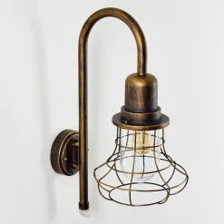 Hofstein Borkan Aussenwandleuchte Braun, Gold, 1-flammig, Bewegungsmelder -Außenleuchten Verkaufe borkan aussenwandleuchte h3023082 13