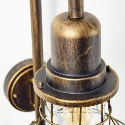 Hofstein Borkan Aussenwandleuchte Braun, Gold, 1-flammig, Bewegungsmelder -Außenleuchten Verkaufe borkan aussenwandleuchte h3023082 5