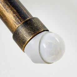 Hofstein Borkan Aussenwandleuchte Braun, Gold, 1-flammig, Bewegungsmelder -Außenleuchten Verkaufe borkan aussenwandleuchte h3023082 9