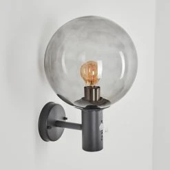 Hofstein Bostarenga Au&szlig;enwandleuchte Anthrazit, 1-flammig, Bewegungsmelder -Außenleuchten Verkaufe bostarenga aussenwandleuchte h3599587 9