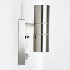 Hofstein Brachy Au&szlig;enwandleuchte Edelstahl, 2-flammig, Bewegungsmelder -Außenleuchten Verkaufe brachy aussenwandleuchte h3267332 do1 11
