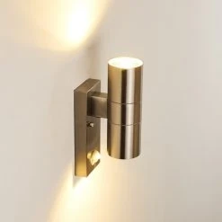 Hofstein Brachy Au&szlig;enwandleuchte Edelstahl, 2-flammig, Bewegungsmelder -Außenleuchten Verkaufe brachy aussenwandleuchte h3267332 do1 15