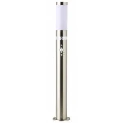 Brilliant Leuchten Brilliant Bole Au&szlig;enstandleuchte Edelstahl, 1-flammig, Bewegungsmelder