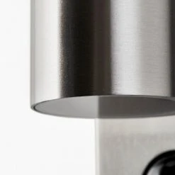 Brilliant Leuchten Brilliant Hanni Au&szlig;enwandleuchte Silber, 2-flammig, Bewegungsmelder -Außenleuchten Verkaufe brilliant hanni aussenwandleuchte 96418 82 4