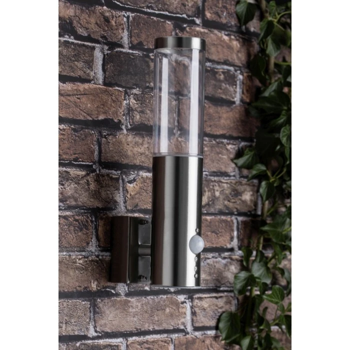 Brilliant Leuchten Bergen Außenwandleuchte LED Edelstahl, 1-flammig, Bewegungsmelder 3 Brilliant Leuchten Bergen Außenwandleuchte LED Edelstahl, 1-flammig, Bewegungsmelder – Bild 3