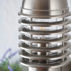 Brilliant Leuchten Elmore Au&szlig;enwandleuchte Silber, 1-flammig, Bewegungsmelder -Außenleuchten Verkaufe brilliant leuchten elmore aussenwandleuchte 96441 82 2