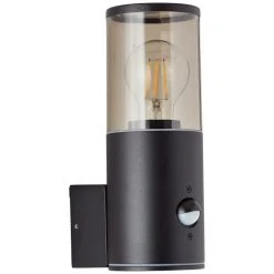 Brilliant Leuchten Sergioro Au&szlig;enwandleuchte Anthrazit, 1-flammig, Bewegungsmelder -Außenleuchten Verkaufe brilliant leuchten sergioro aussenwandleuchte 96472 63 2