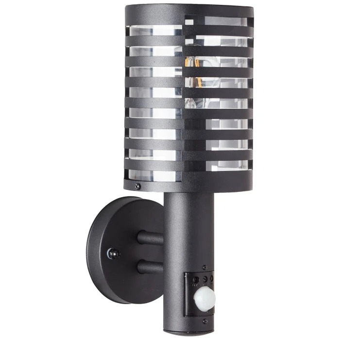 Brilliant Leuchten Brilliant Venlo Außenwandleuchte Schwarz, 1-flammig, Bewegungsmelder 2 Brilliant Leuchten Brilliant Venlo Außenwandleuchte Schwarz, 1-flammig, Bewegungsmelder – Bild 2