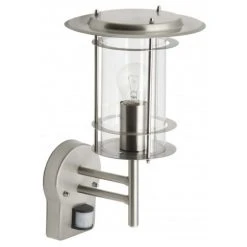 Brilliant Leuchten Brilliant York Au&szlig;enwandleuchte Edelstahl, 1-flammig, Bewegungsmelder -Außenleuchten Verkaufe brilliant york aussenwandleuchte 44797 82 2