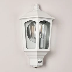 Hofstein Brissago Au&szlig;enwandleuchte Wei&szlig;, 1-flammig, Bewegungsmelder -Außenleuchten Verkaufe brissago aussenwandleuchte h3285435 do1 4