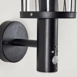 Hofstein Broacker Au&szlig;enwandleuchte Schwarz, 1-flammig, Bewegungsmelder -Außenleuchten Verkaufe broacker aussenwandleuchte h3290408 do1 11