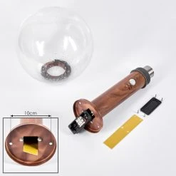 Hofstein Bubodefo Sockelleuchte Braun, Holzoptik, 1-flammig, Bewegungsmelder -Außenleuchten Verkaufe bubodefo sockelleuchte h3600818 4