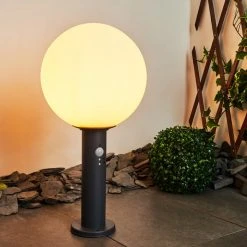 Hofstein Bubodefo Wegeleuchte Anthrazit, 1-flammig, Bewegungsmelder -Außenleuchten Verkaufe bubodefo wegeleuchte h3438923 10