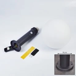 Hofstein Bubodefo Wegeleuchte Anthrazit, 1-flammig, Bewegungsmelder -Außenleuchten Verkaufe bubodefo wegeleuchte h3438923 4